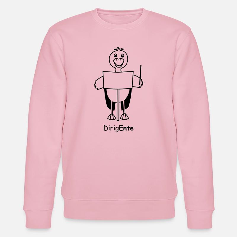 TIB_DirigEnte - Stanley/Stella Unisex Bio-Sweatshirt CHANGER - Hellrosa