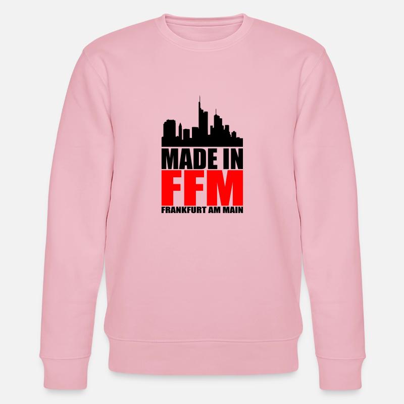 Made in Frankfurt - Stanley/Stella Unisex Bio-Sweatshirt CHANGER  - Hellrosa