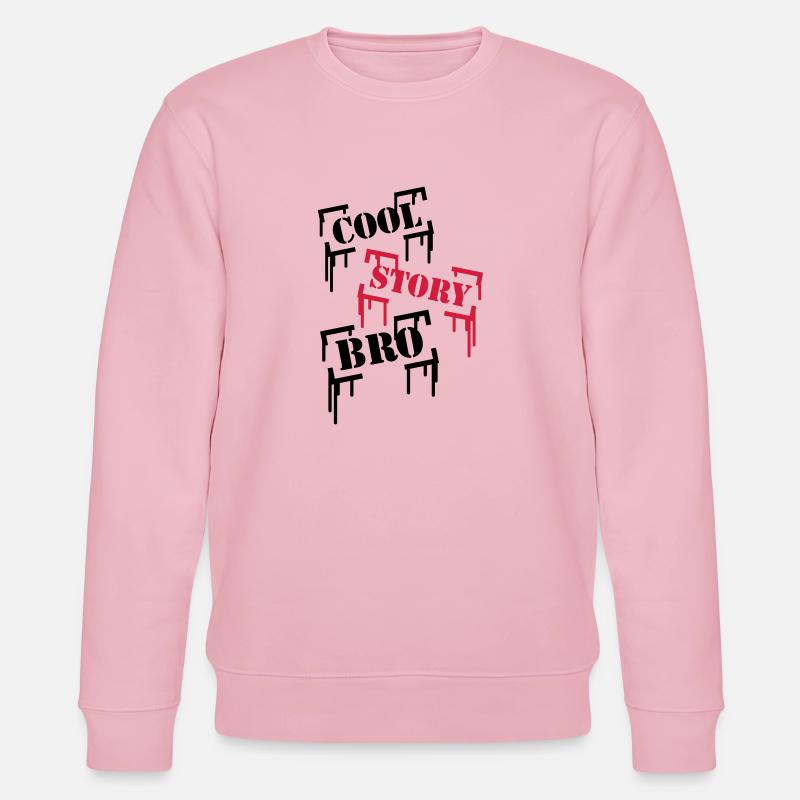 Cool Story BRO - Stanley/Stella Unisex Bio-Sweatshirt CHANGER - Hellrosa