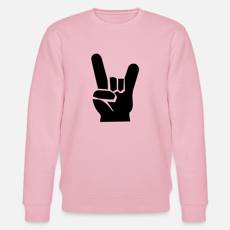 rock n roll - Sweat bio CHANGER Stanley/Stella Unisexe - rose pâle