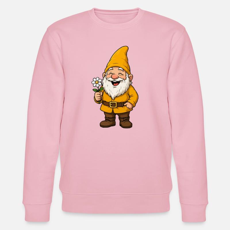 Nain fleur joyeux - Sweat bio CHANGER Stanley/Stella Unisexe - rose pâle