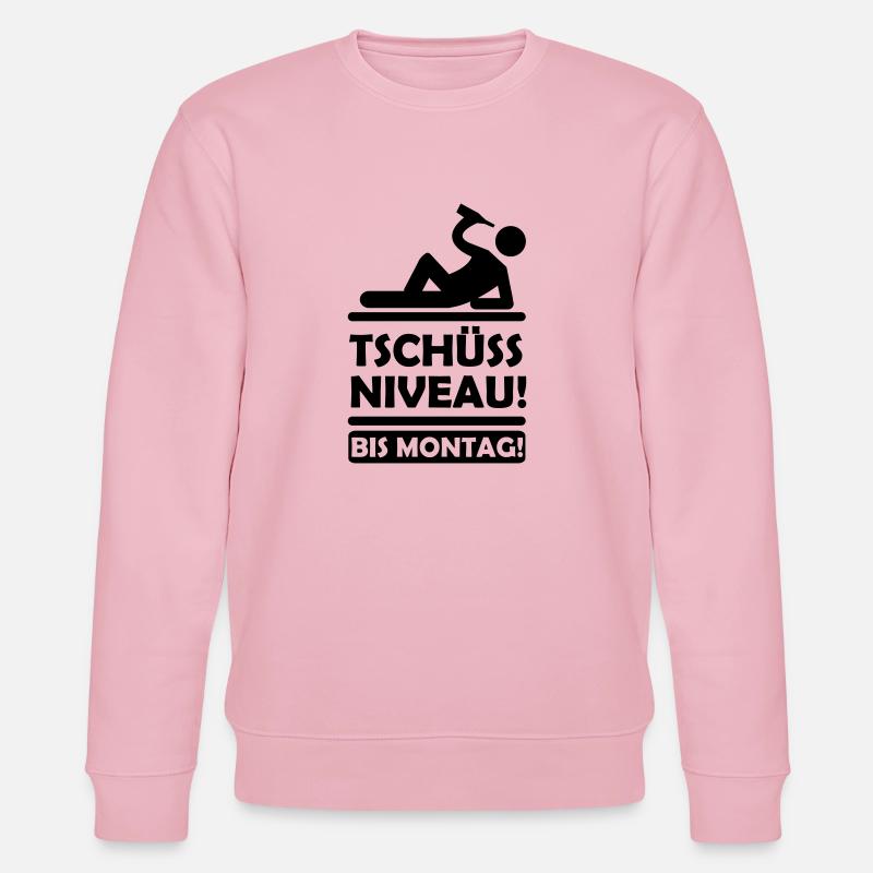 tschuess_niveau - Stanley/Stella Unisex Bio-Sweatshirt CHANGER  - Hellrosa