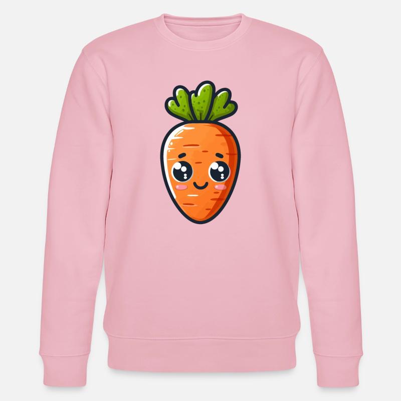 Carotte Mignon - Sweat bio CHANGER Stanley/Stella Unisexe - rose pâle
