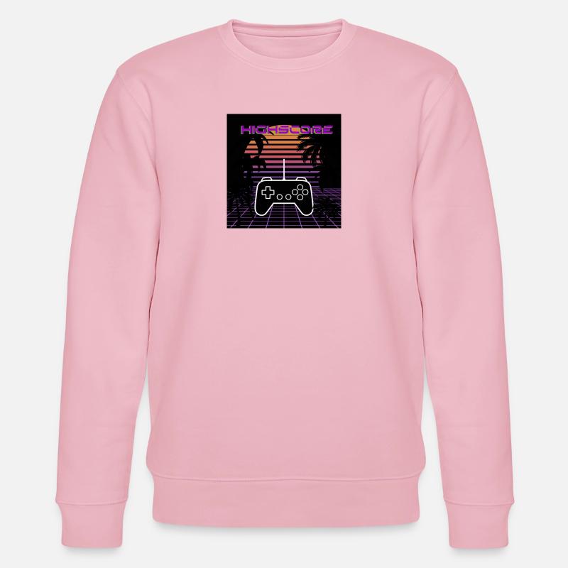 Note élevée - Sweat bio CHANGER Stanley/Stella Unisexe - rose pâle