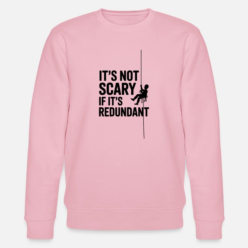 Industriekletterer lustiger Spruch - Stanley/Stella Unisex Bio-Sweatshirt CHANGER  - Hellrosa