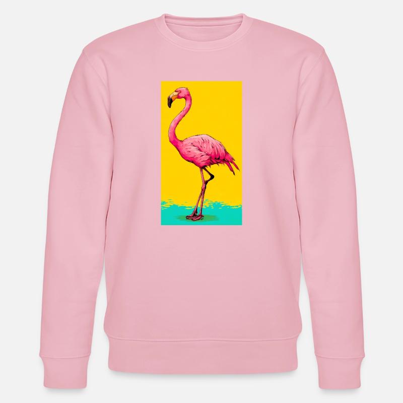 Flamant - Sweat bio CHANGER Stanley/Stella Unisexe - rose pâle