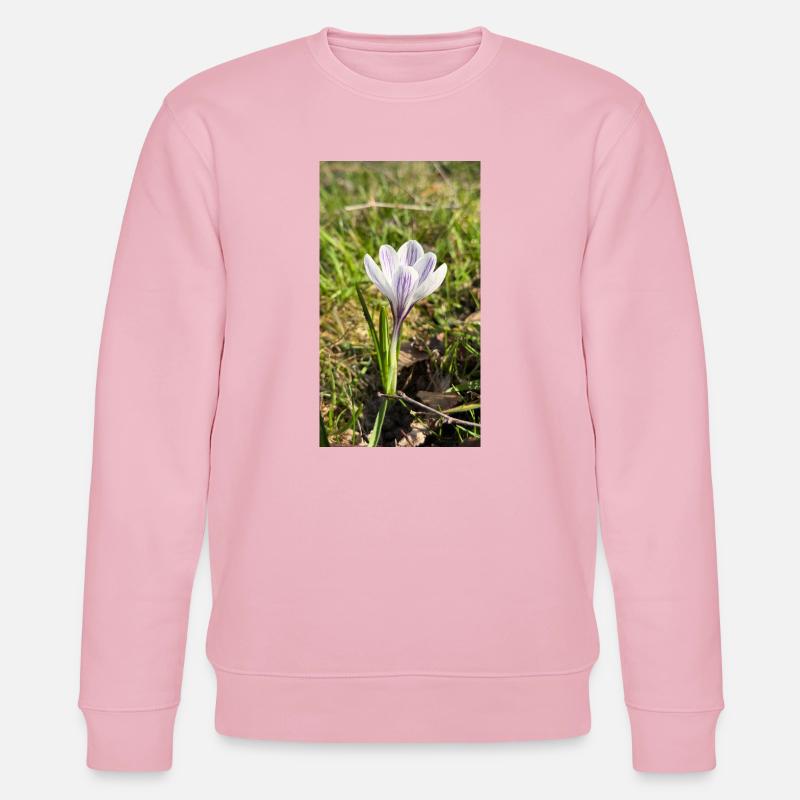 crocus - Sweat bio CHANGER Stanley/Stella Unisexe - rose pâle