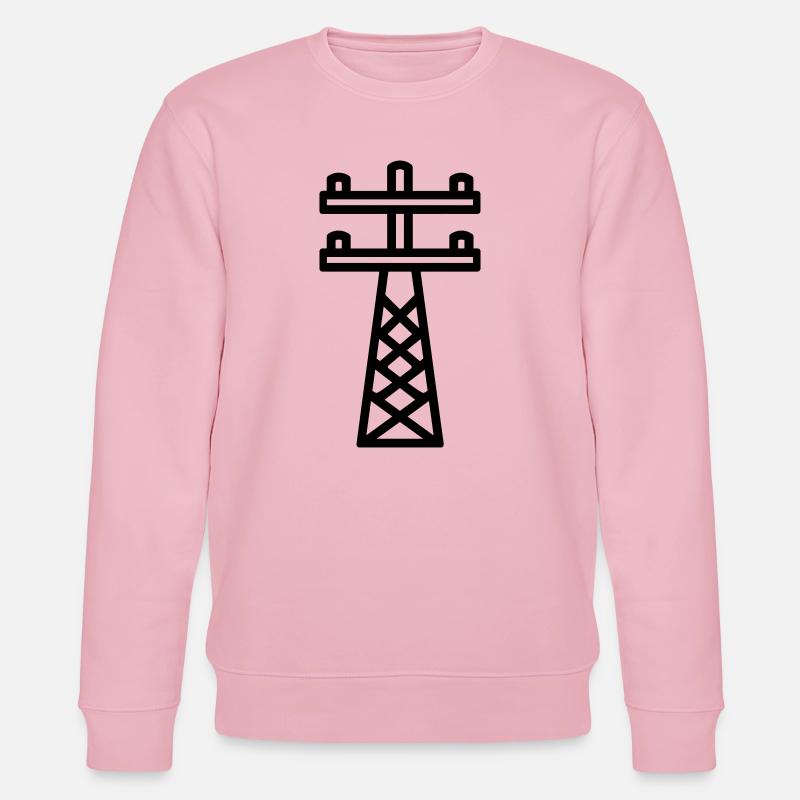 Strommast - Stanley/Stella Unisex Bio-Sweatshirt CHANGER  - Hellrosa