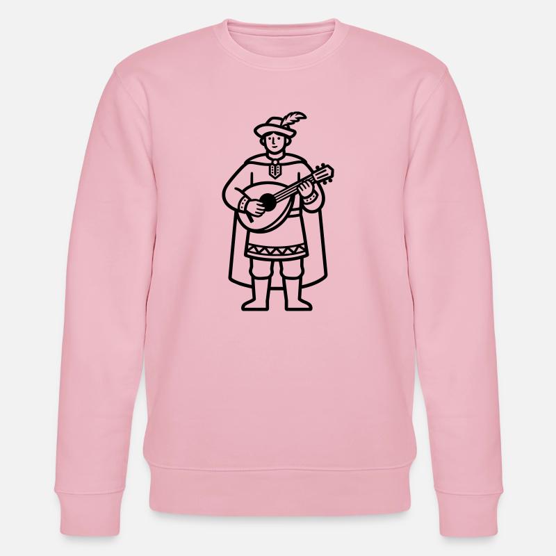 Mittelalterlicher Bard - Stanley/Stella Unisex Bio-Sweatshirt CHANGER  - Hellrosa