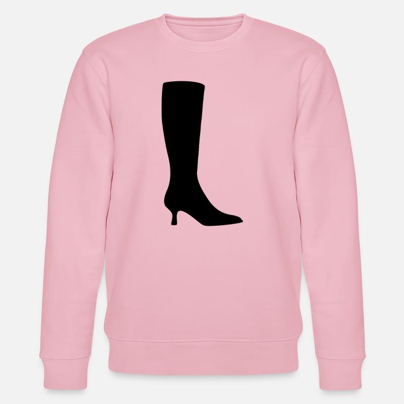 Black Boot Silhouette - Stanley/Stella Unisex Bio-Sweatshirt CHANGER  - Hellrosa