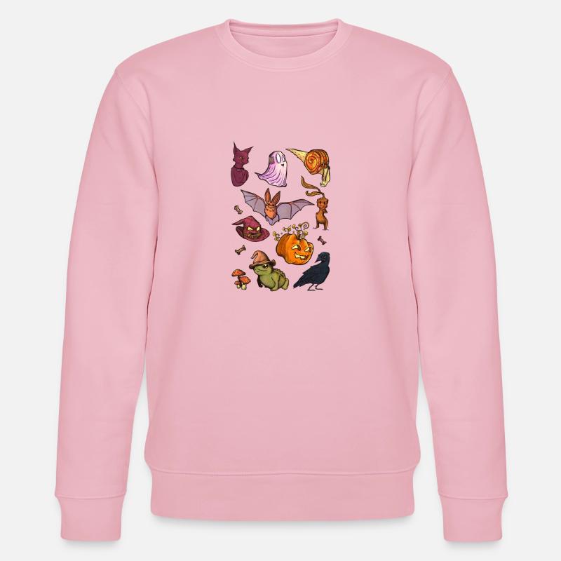 Süßes oder Saures - Stanley/Stella Unisex Bio-Sweatshirt CHANGER  - Hellrosa