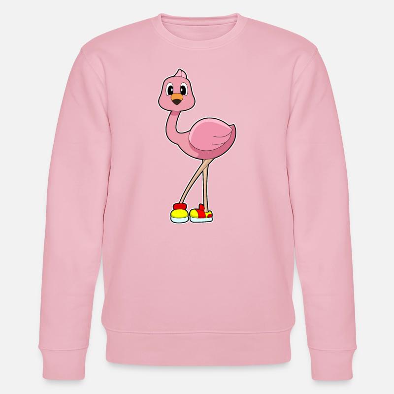 Flamingo Schuhe - Stanley/Stella Unisex Bio-Sweatshirt CHANGER  - Hellrosa