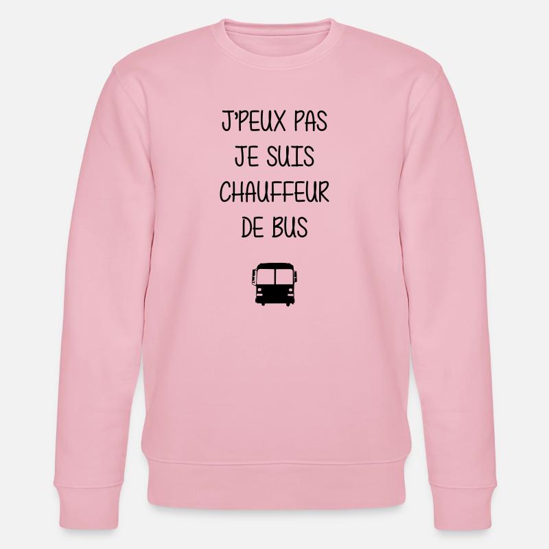 Bus / Busfahrer / Arbeit / Job - Stanley/Stella Unisex Bio-Sweatshirt CHANGER  - Hellrosa