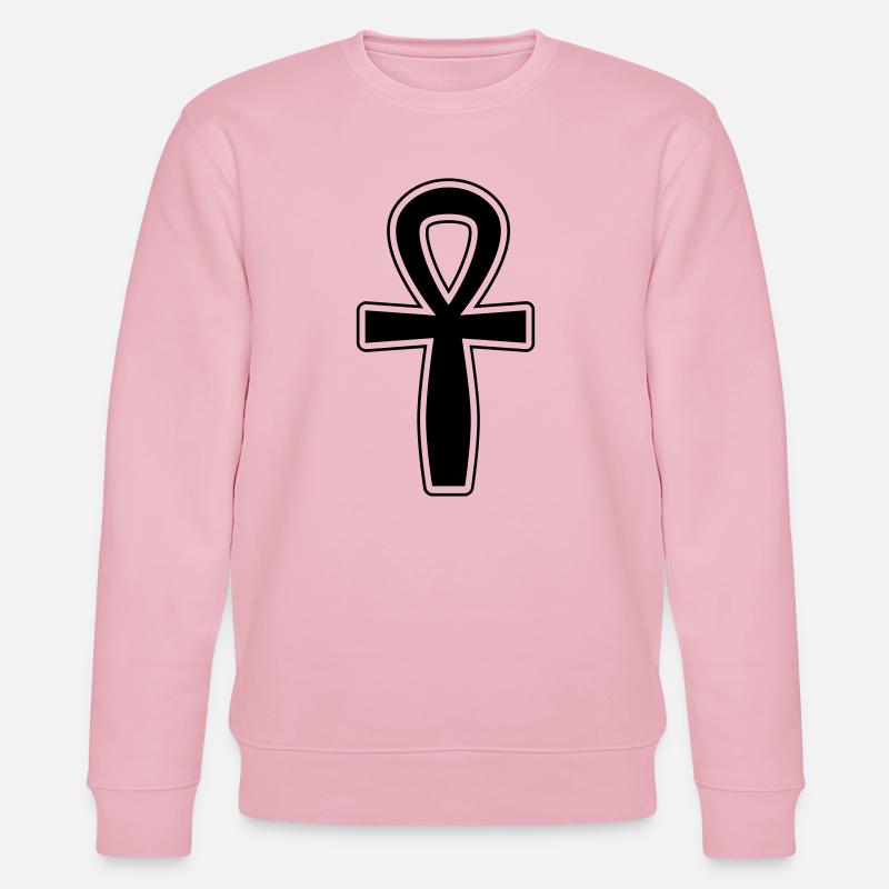 Anch Symbol - Stanley/Stella Unisex Bio-Sweatshirt CHANGER  - Hellrosa