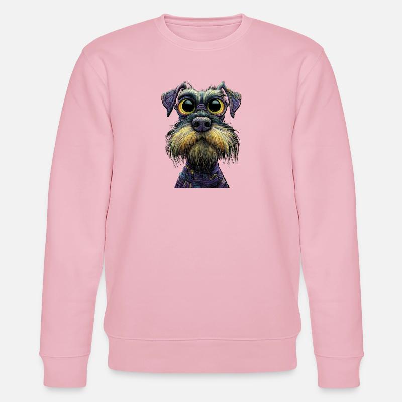 Schnauzer - Sweat bio CHANGER Stanley/Stella Unisexe - rose pâle