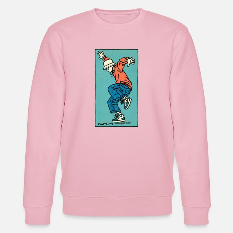 Danseur masculin #3 - Sweat bio CHANGER Stanley/Stella Unisexe - rose pâle