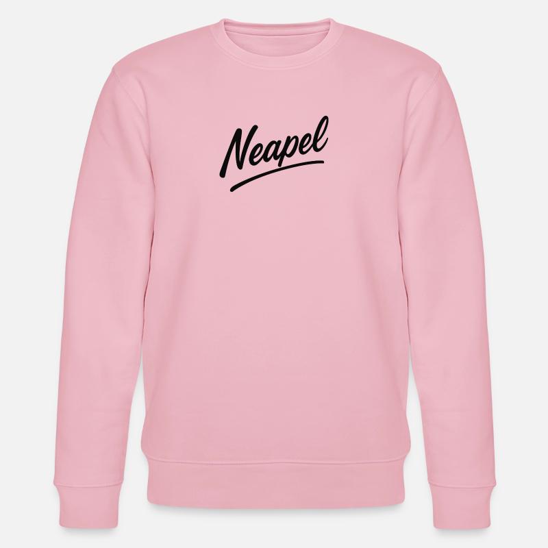 Neapel Script Schriftzug - Stanley/Stella Unisex Bio-Sweatshirt CHANGER  - Hellrosa