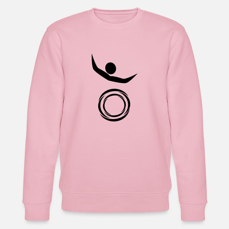 Rollstuhltanz - Stanley/Stella Unisex Bio-Sweatshirt CHANGER  - Hellrosa