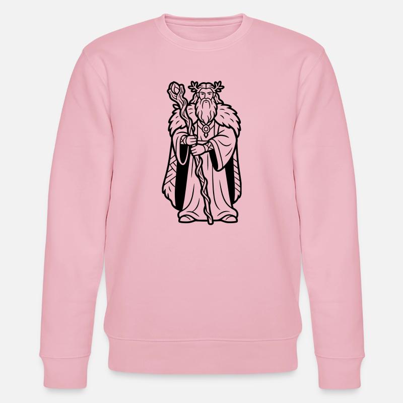 Druide - Stanley/Stella Unisex Bio-Sweatshirt CHANGER  - Hellrosa