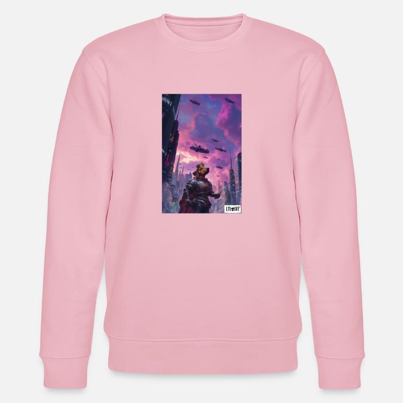 Ritter Dackel - Stanley/Stella Unisex Bio-Sweatshirt CHANGER  - Hellrosa