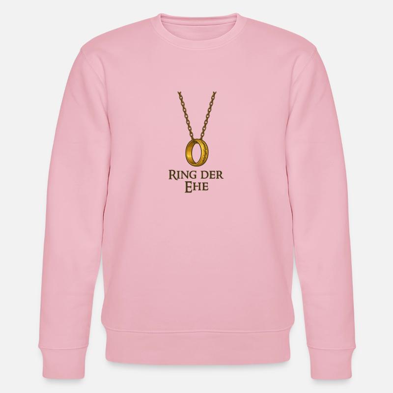 Ring der Ehe - Stanley/Stella Unisex Bio-Sweatshirt CHANGER  - Hellrosa
