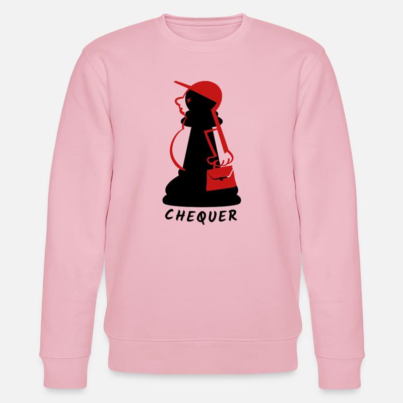 Chequer - Stanley/Stella Unisex Bio-Sweatshirt CHANGER  - Hellrosa