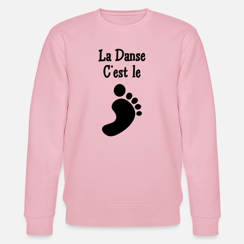 La danse c’est le pied - Sweat bio CHANGER Stanley/Stella Unisexe - rose pâle