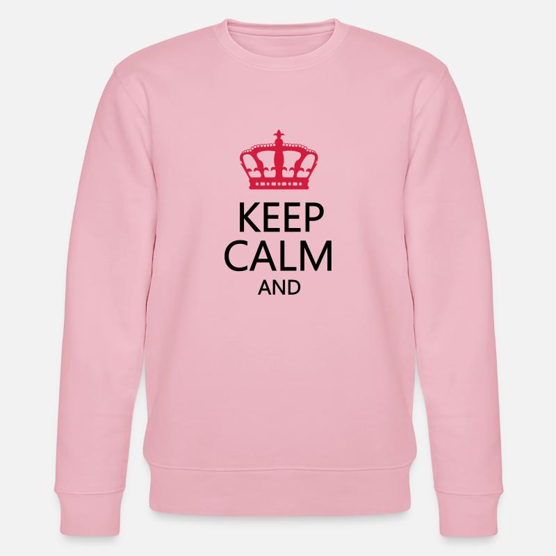 keep_calm2 - Sweat bio CHANGER Stanley/Stella Unisexe - rose pâle