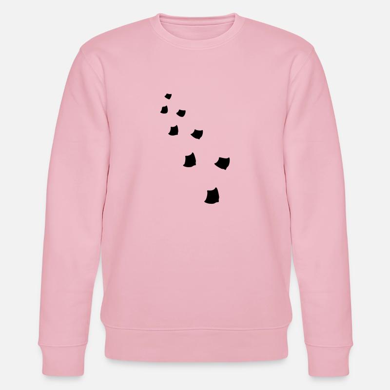 spuren vogel traces - Stanley/Stella Unisex Bio-Sweatshirt CHANGER  - Hellrosa