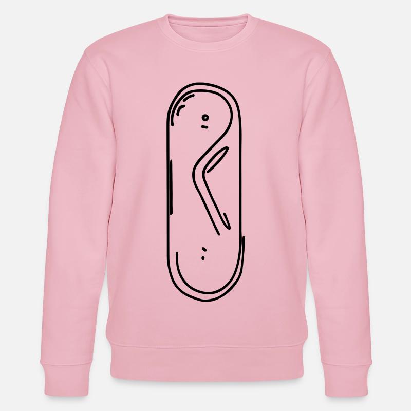 Snowboard - Stanley/Stella Unisex Bio-Sweatshirt CHANGER  - Hellrosa