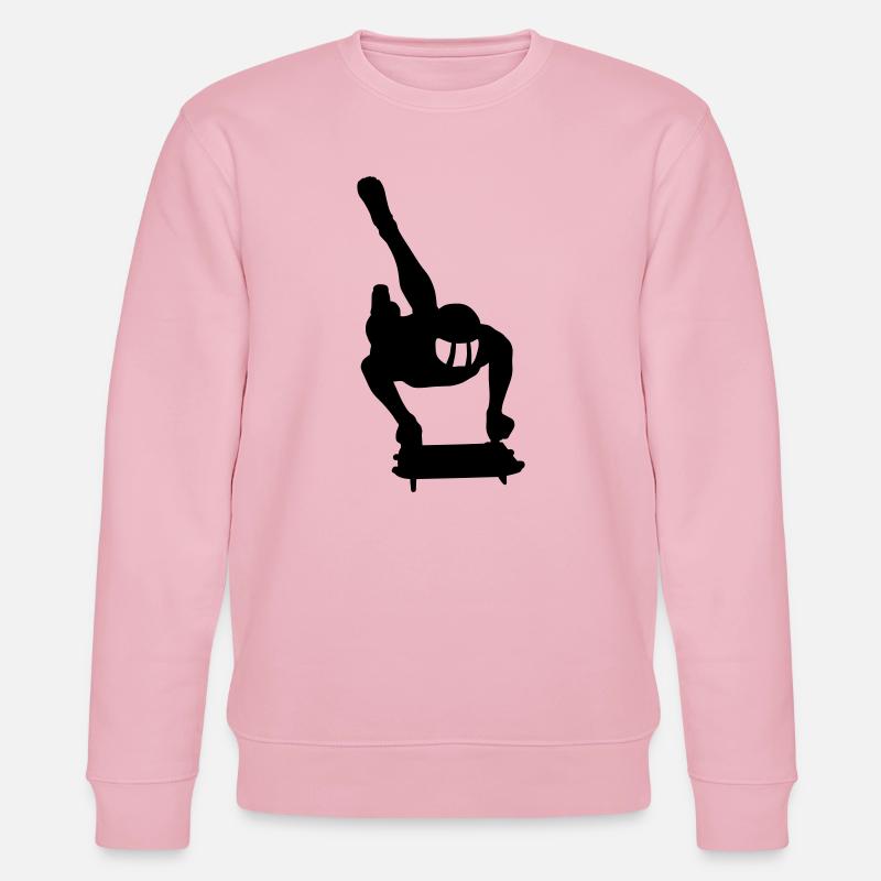 Skeleton - Stanley/Stella Unisex Bio-Sweatshirt CHANGER  - Hellrosa