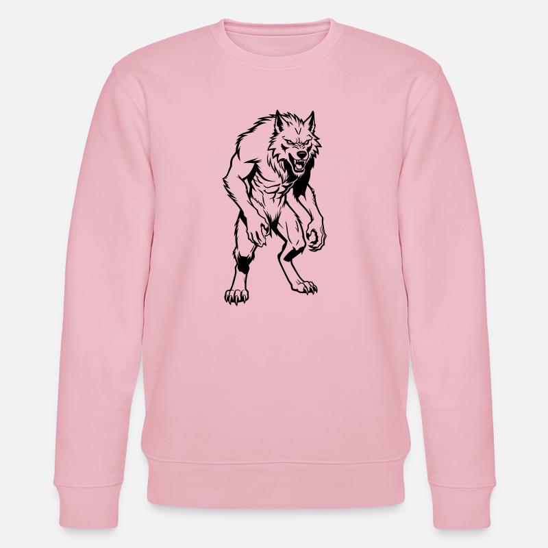 Werwolf - Stanley/Stella Unisex Bio-Sweatshirt CHANGER - Hellrosa