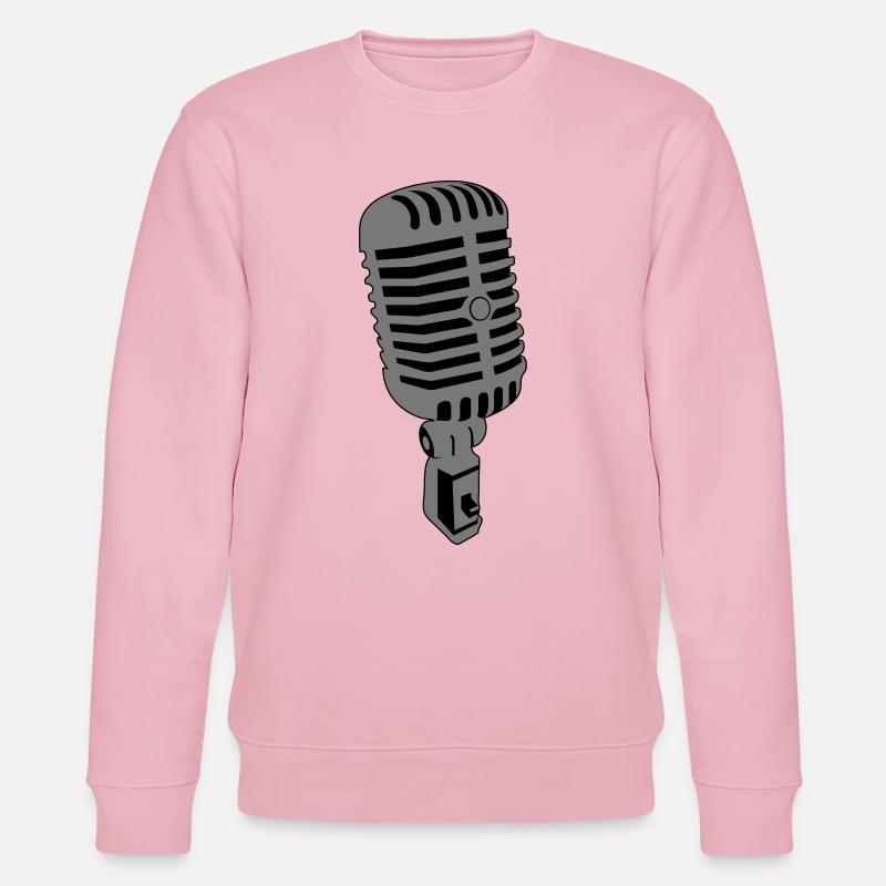 Mikrofon - Stanley/Stella Unisex Bio-Sweatshirt CHANGER  - Hellrosa