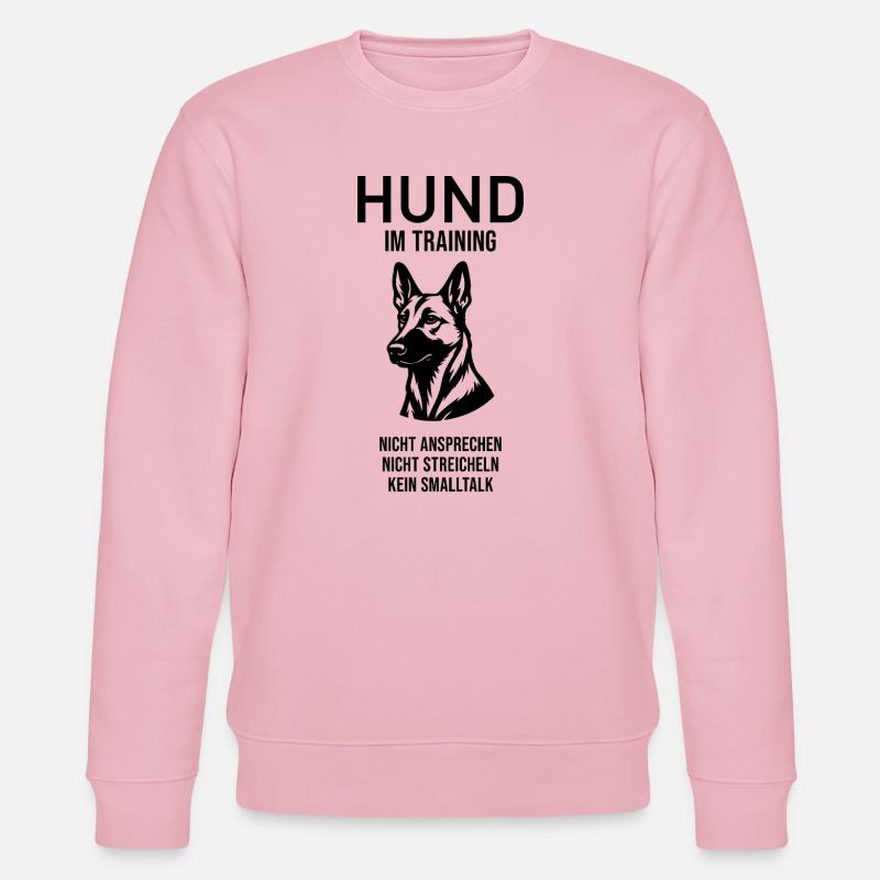 Hund im Training - Stanley/Stella Unisex Bio-Sweatshirt CHANGER  - Hellrosa
