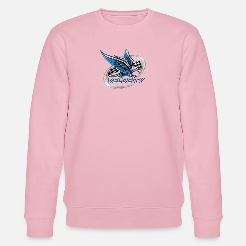 Geschwindigkeitsadler Racing Design - Stanley/Stella Unisex Bio-Sweatshirt CHANGER  - Hellrosa