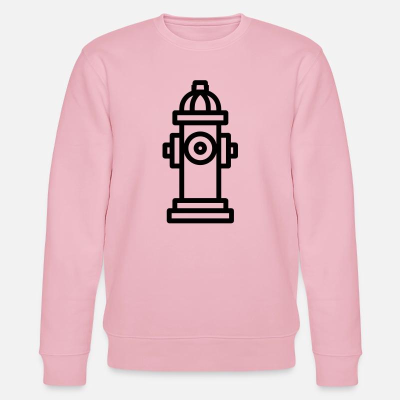 Fire hydrant - Stanley/Stella CHANGER Unisex Organic Sweatshirt - cotton pink