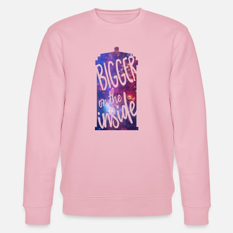 Bigger on the inside - Stanley/Stella Unisex Bio-Sweatshirt CHANGER  - Hellrosa