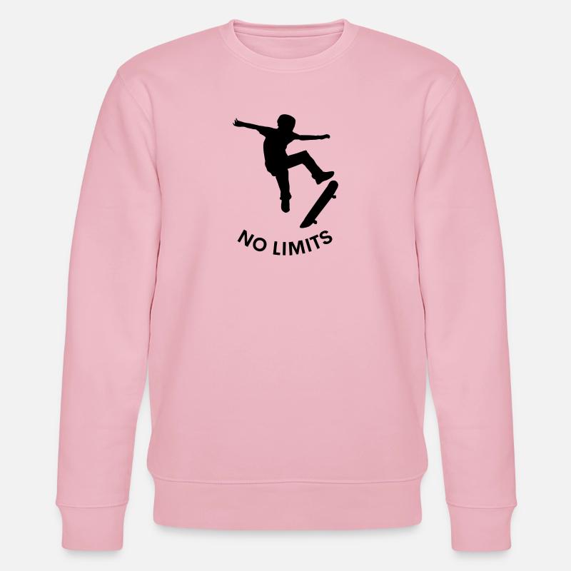 No Limits – Skateboard Dreams - Stanley/Stella Unisex Bio-Sweatshirt CHANGER  - Hellrosa