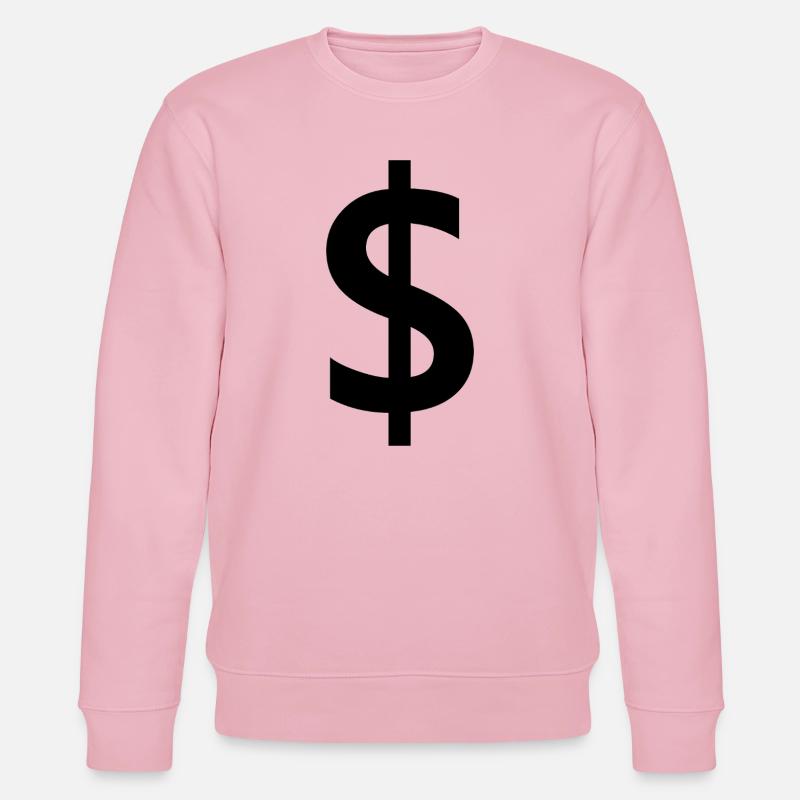 Signe dollar - Sweat bio CHANGER Stanley/Stella Unisexe - rose pâle