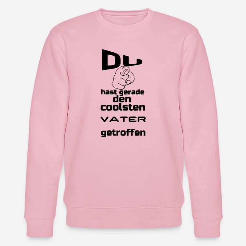 Coolster Vater Geschenk - Stanley/Stella Unisex Bio-Sweatshirt CHANGER  - Hellrosa