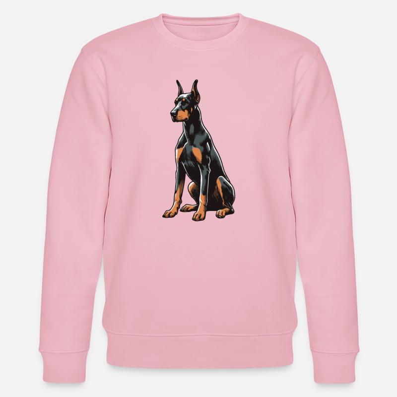 Doberman - Sweat bio CHANGER Stanley/Stella Unisexe - rose pâle