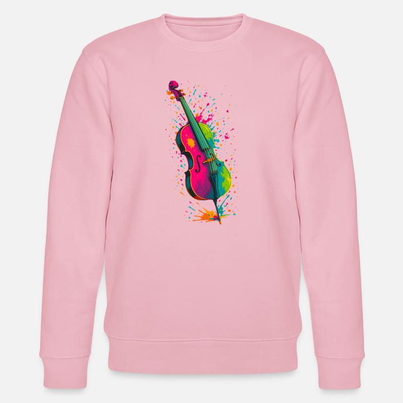 Violoncelle Splash - Sweat bio CHANGER Stanley/Stella Unisexe - rose pâle