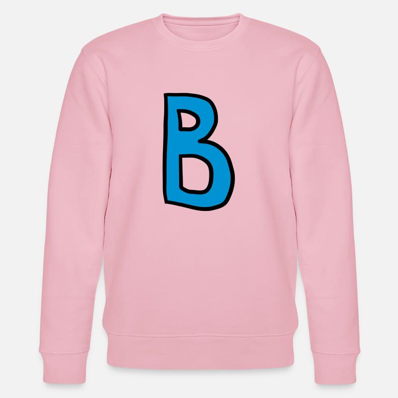 Buchstabe B Comic Cartoon - Stanley/Stella Unisex Bio-Sweatshirt CHANGER  - Hellrosa