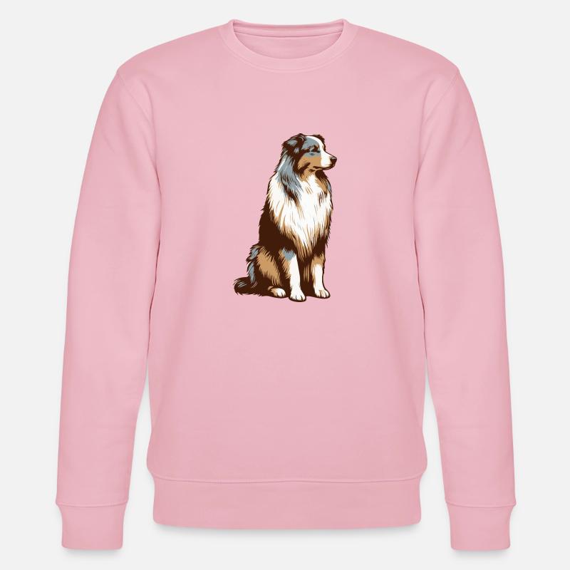 Australian Shepherd - Stanley/Stella Unisex Bio-Sweatshirt CHANGER  - Hellrosa