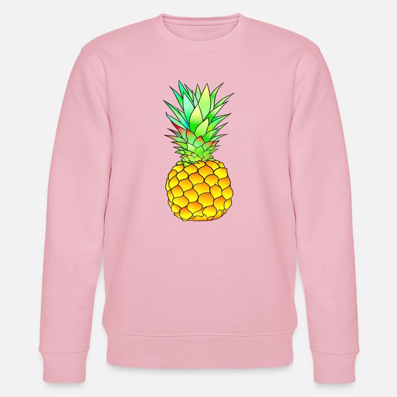 Ananas - Sweat bio CHANGER Stanley/Stella Unisexe - rose pâle
