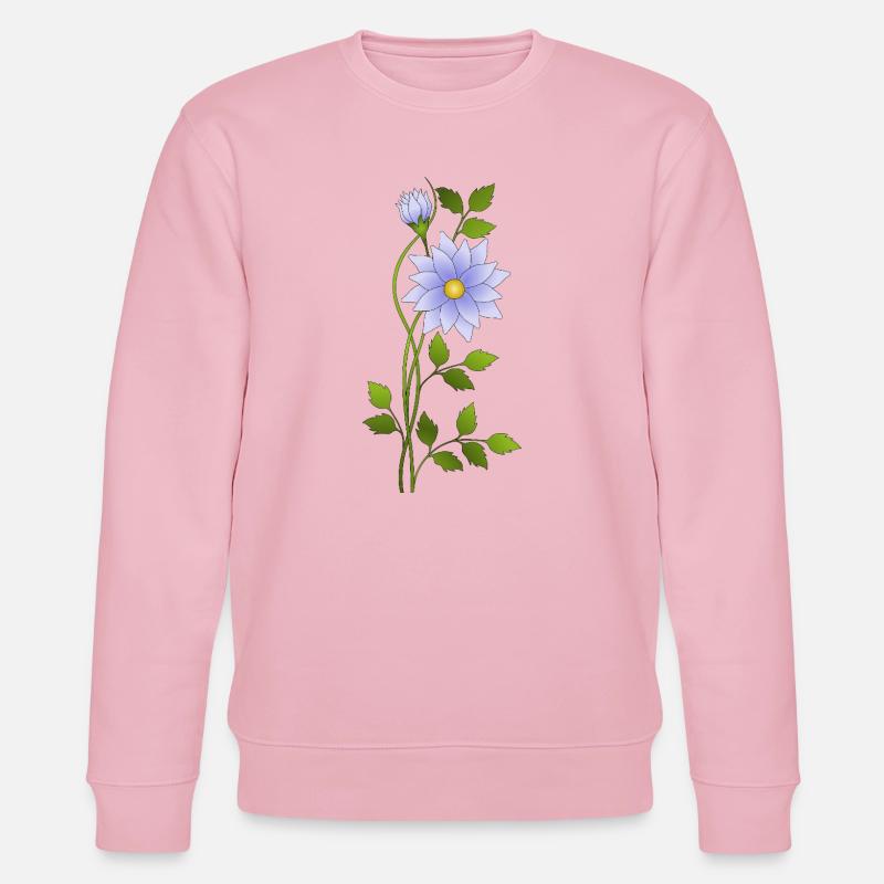 Fleur - Sweat bio CHANGER Stanley/Stella Unisexe - rose pâle