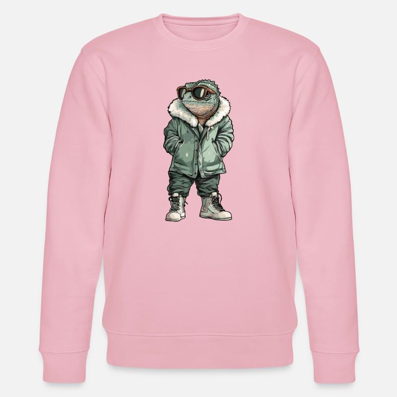 Chameleon Cool Winter - Stanley/Stella Unisex Bio-Sweatshirt CHANGER  - Hellrosa