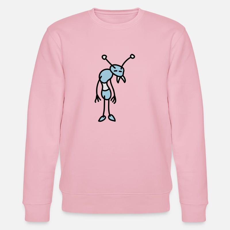 sad_bug_3c - Stanley/Stella Unisex Bio-Sweatshirt CHANGER  - Hellrosa