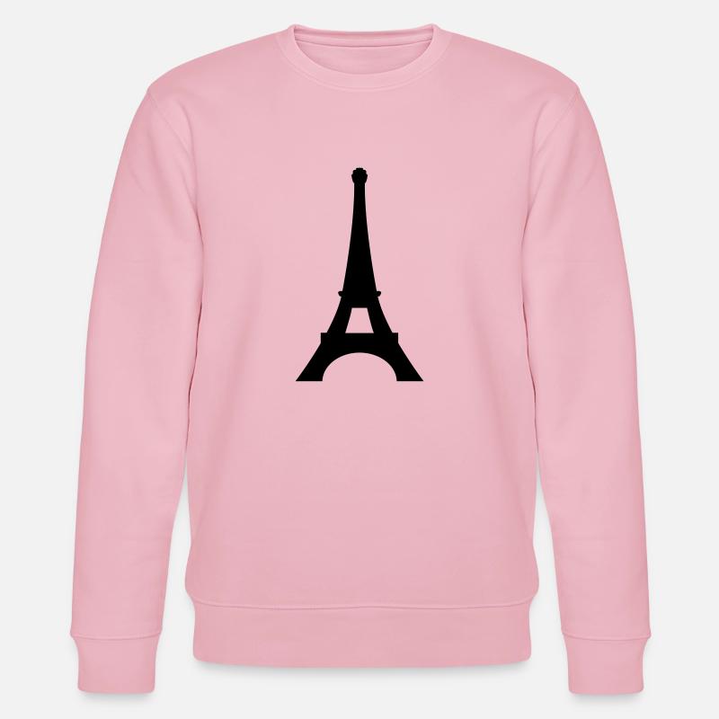 Paris Eiffelturm - Stanley/Stella Unisex Bio-Sweatshirt CHANGER  - Hellrosa