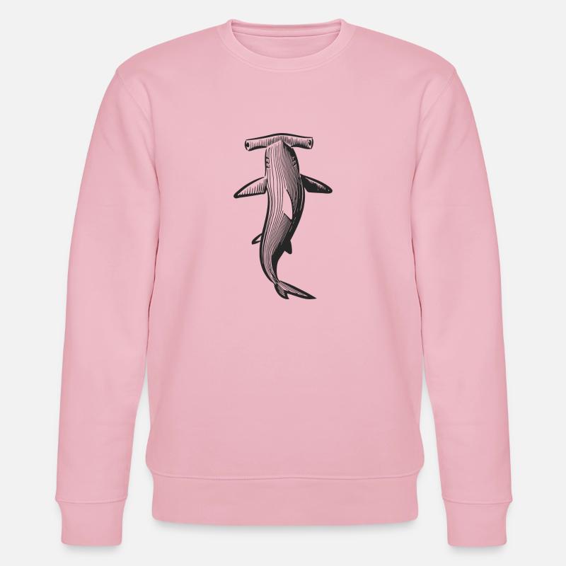 Conception de requin marteau - Sweat bio CHANGER Stanley/Stella Unisexe - rose pâle